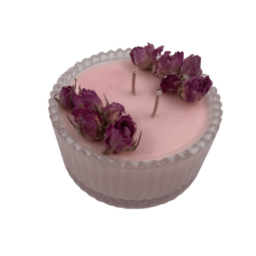 נר ארומטי בריח וורדים