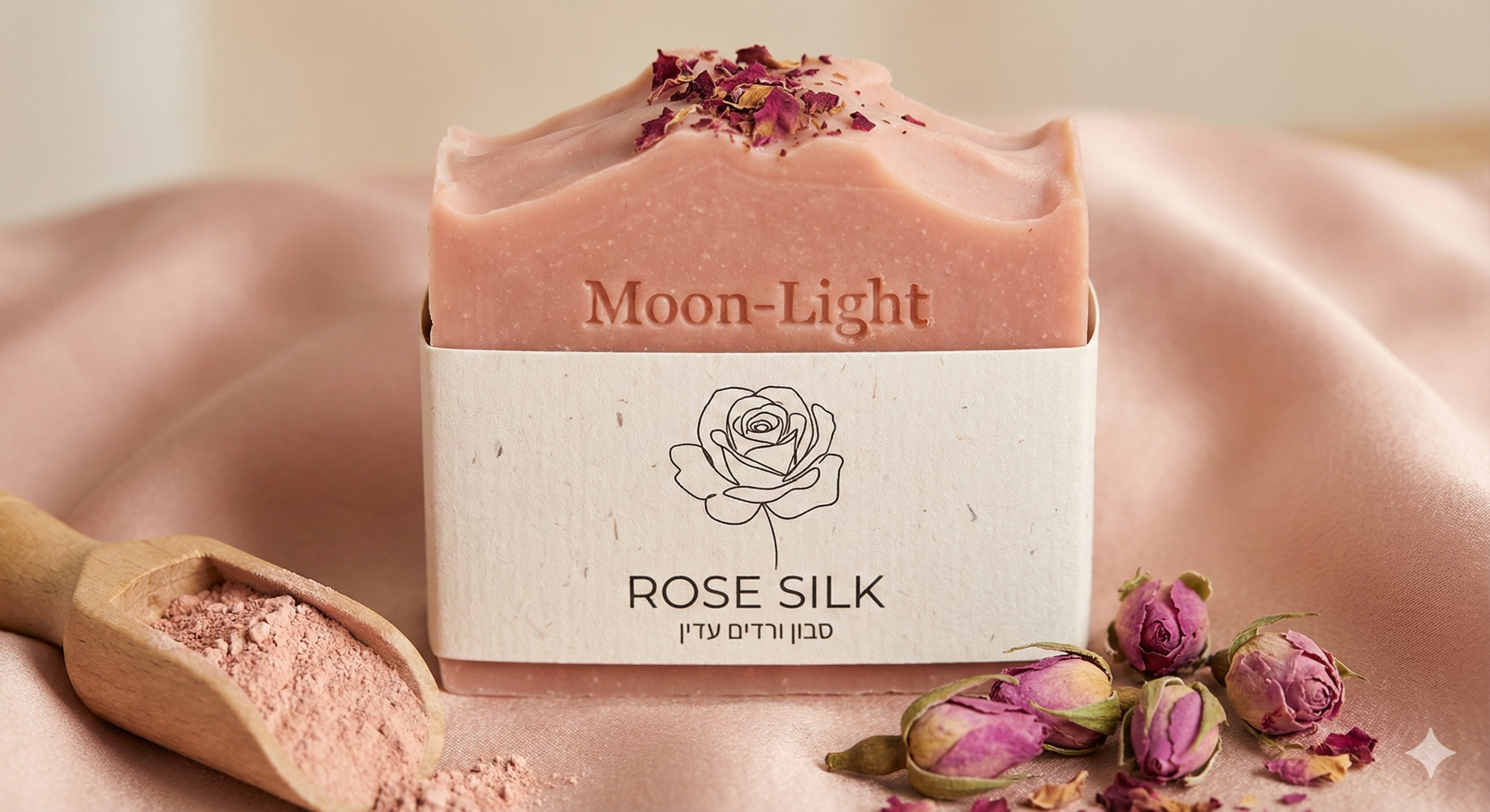 "סבון ורדים וגרניום יוקרתי לפנים ולגוף