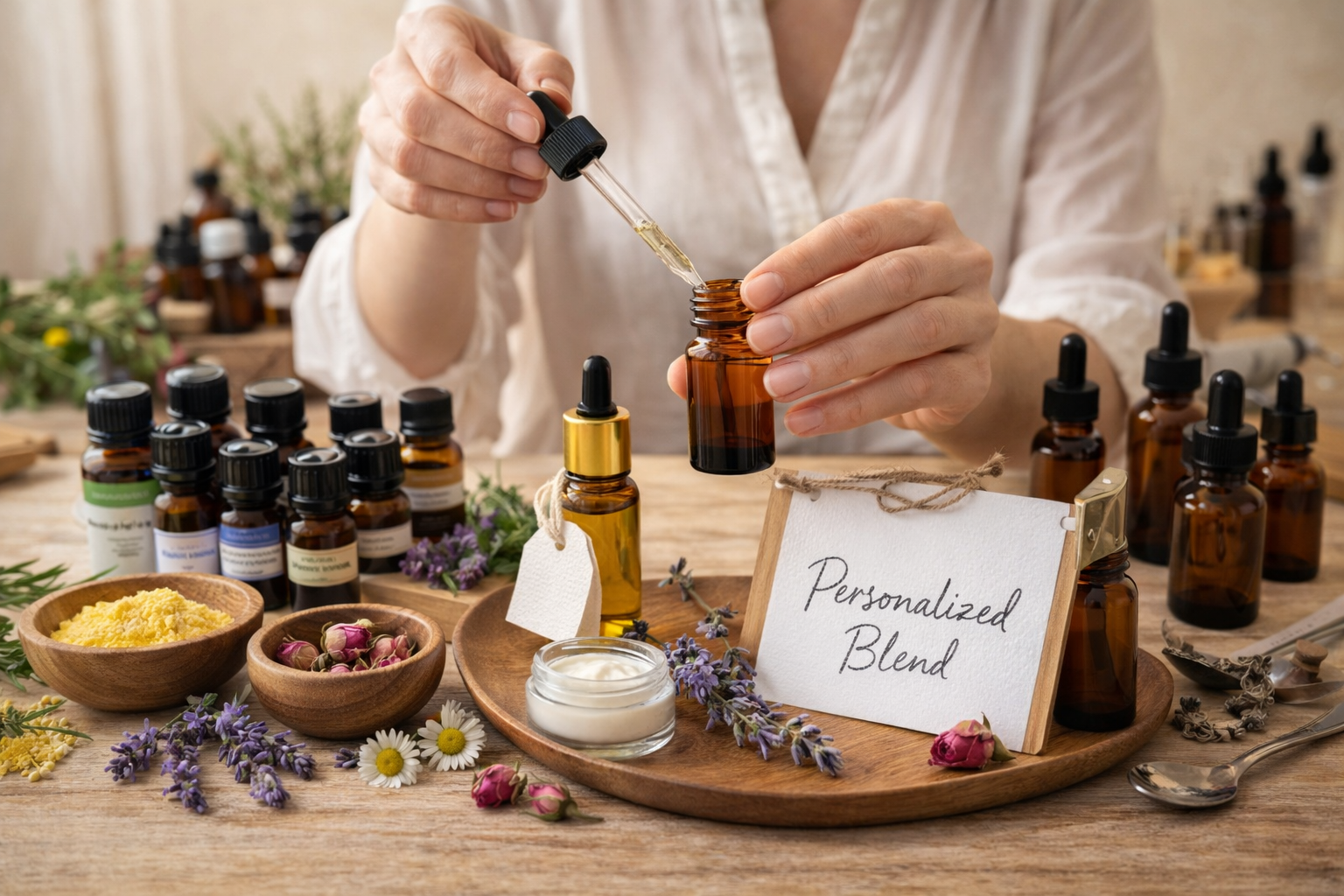 רוקחות טבעית בהתאמה אישית. מדויק, נקי, בשבילך.